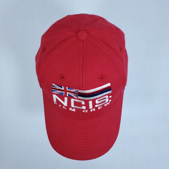 NCIS HAWAII Film Crew Hat  - Red Adult Adjustable Strap Hat - Production Swag - Picture 7 of 10